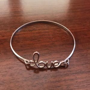 Cursive love bangle - Forever21